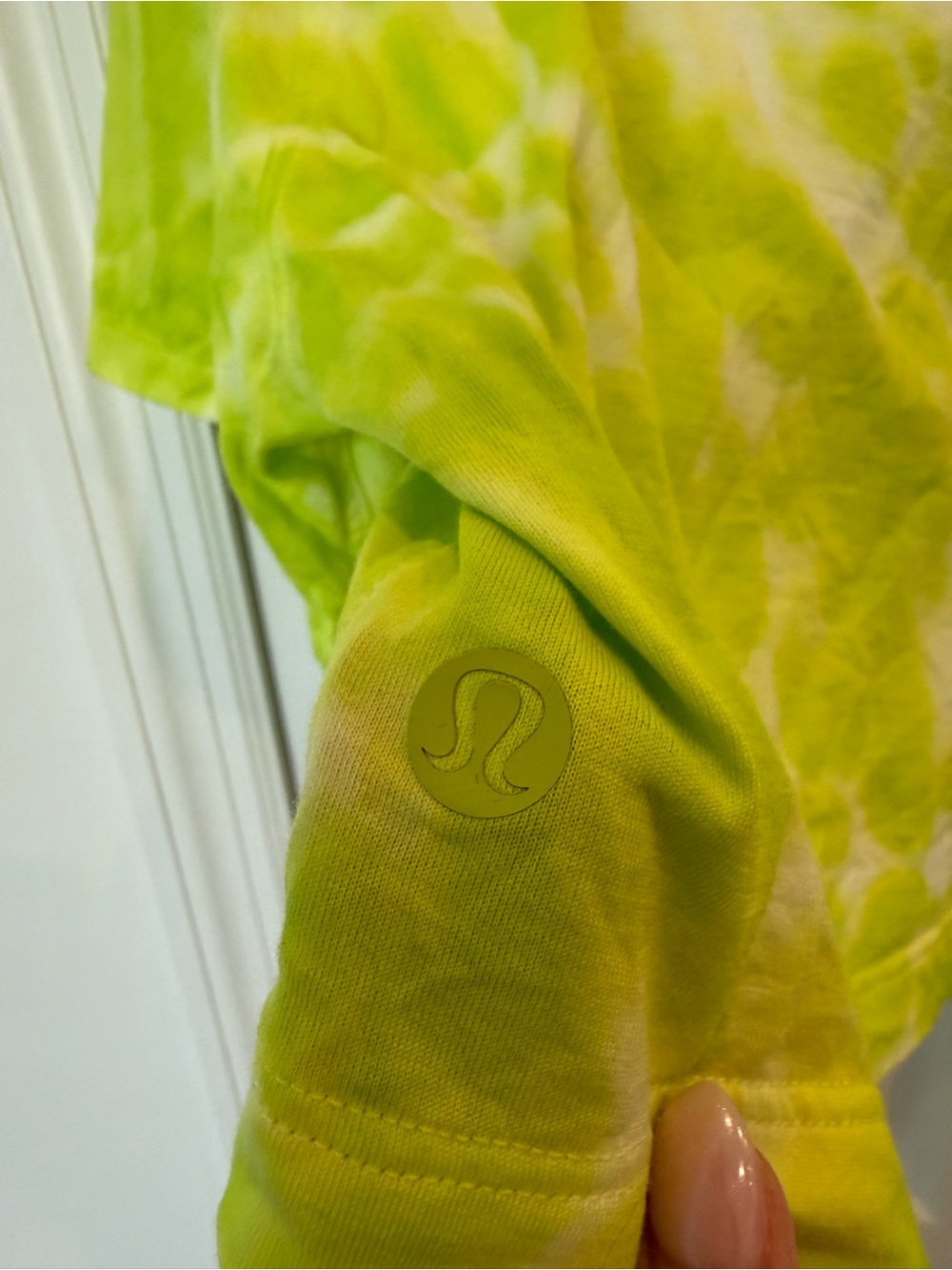 Lululemon All Yours Cropped Cotton T-Shirt *Tie Dye - Picture 6 of 7